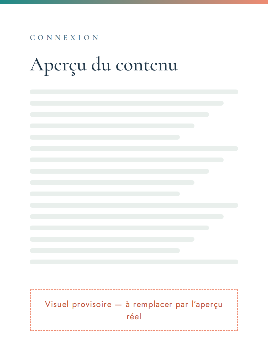 Quand la prise en charge s’essouffle — aperçu 4 sur 4